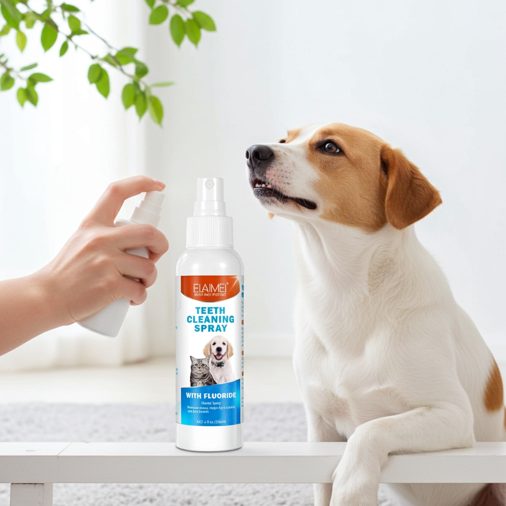 NNEDSZ 2 Pcs Pet Oral Breath Freshener Spray | Eliminates Bad Breath | Dental Care for Dogs & Cats