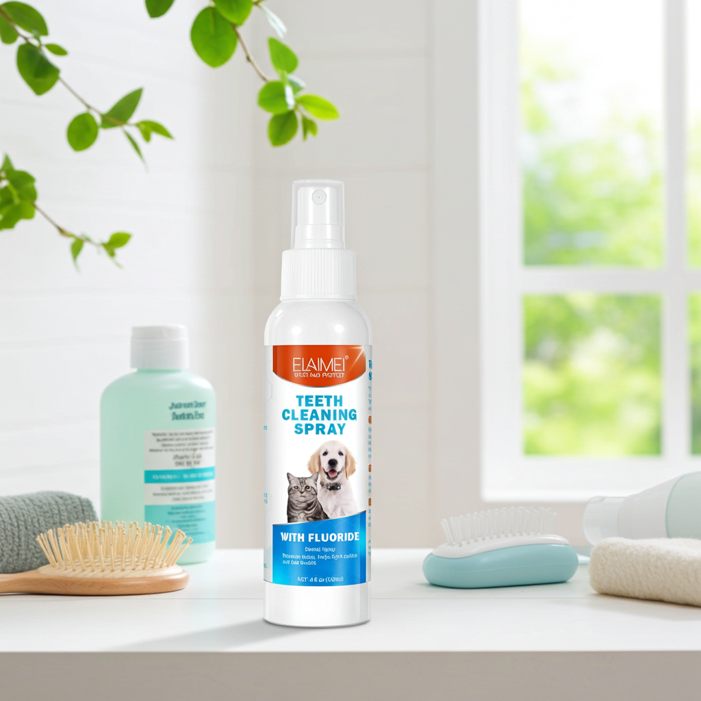 NNEDSZ 2 Pcs Pet Oral Breath Freshener Spray | Eliminates Bad Breath | Dental Care for Dogs & Cats